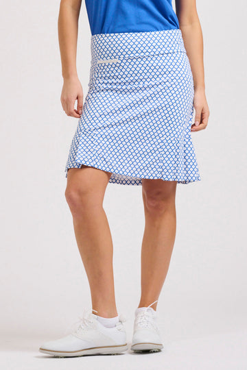 Barwon Skort - Cobalt Trellis