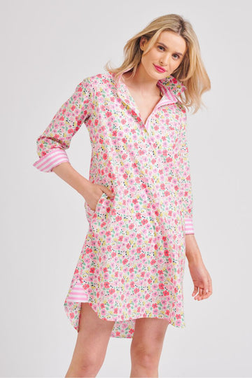 The Popover Shirt Dress - Spring Floral