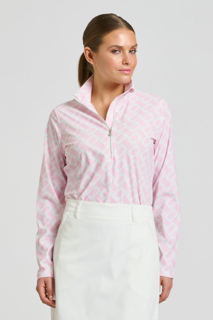 Shirty The Grange Long Sleeve Shirt - Ballet Pink Chain