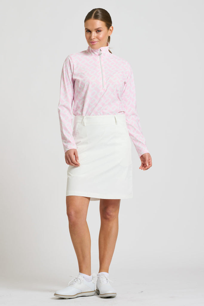 Shirty The Grange Long Sleeve Shirt - Ballet Pink Chain