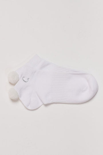 Sydney Sock - Club White / Club White Pom Pom