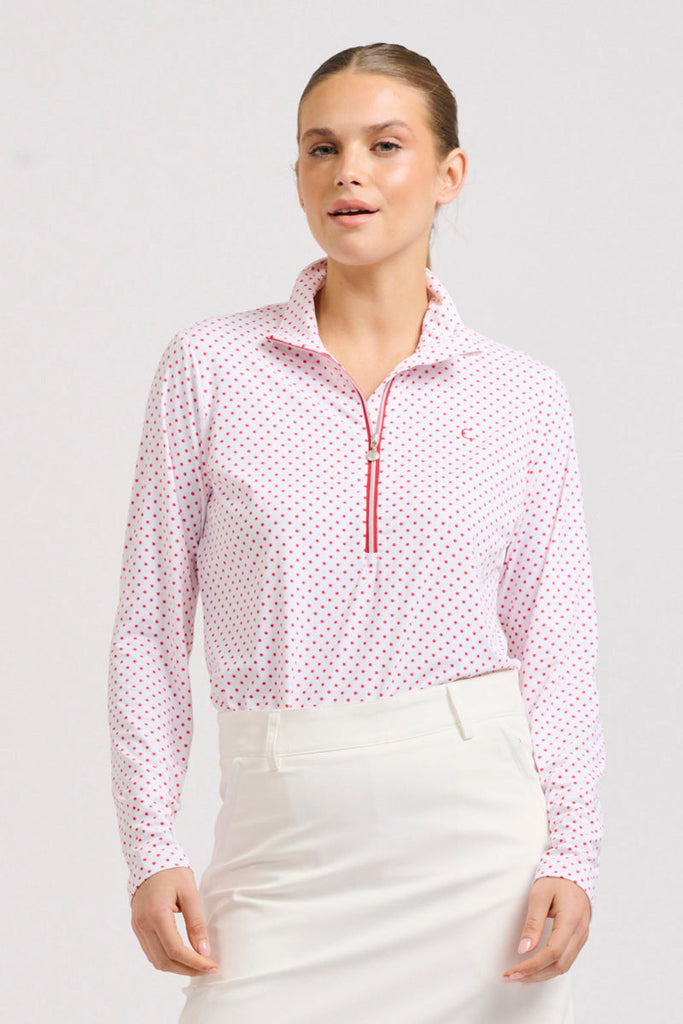 The Grange Long Sleeve Shirt - Red Spot